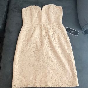 Lace Cocktail Dress in Cream